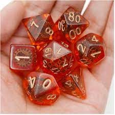 COPPER GEARS RPG DICE SET